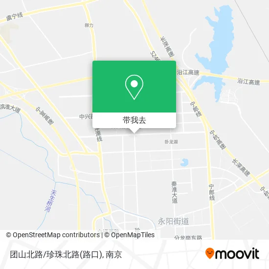 团山北路/珍珠北路(路口)地图