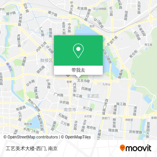 工艺美术大楼-西门地图