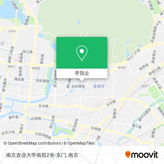 南京农业大学南苑2舍-东门地图