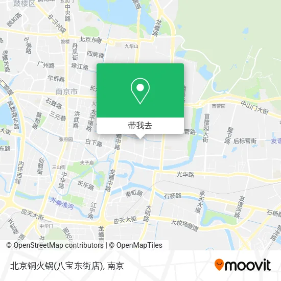 北京铜火锅(八宝东街店)地图