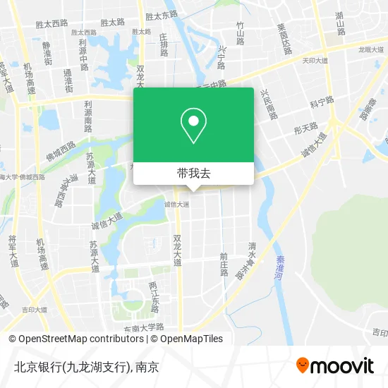 北京银行(九龙湖支行)地图