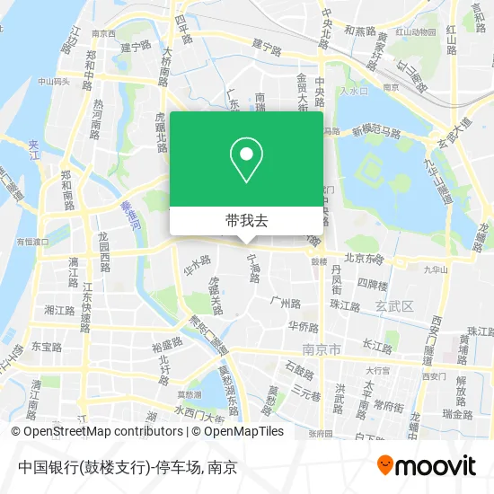 中国银行(鼓楼支行)-停车场地图