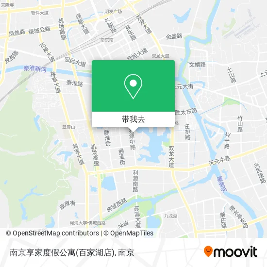 南京享家度假公寓(百家湖店)地图