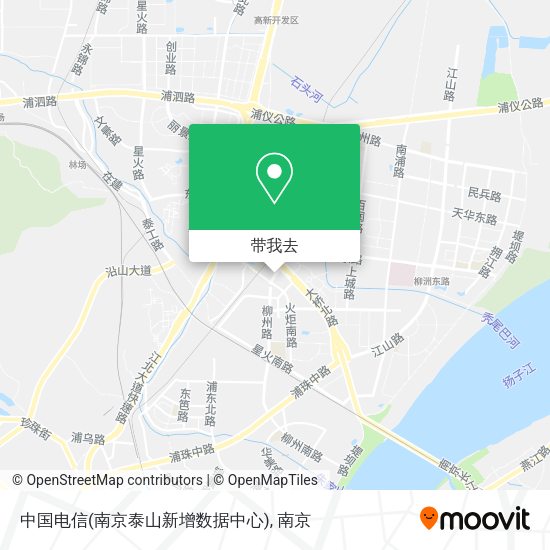 中国电信(南京泰山新增数据中心)地图