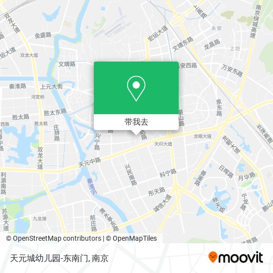 天元城幼儿园-东南门地图