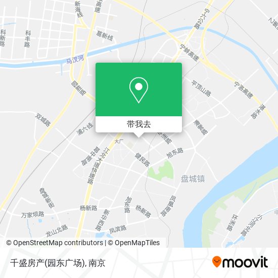 千盛房产(园东广场)地图