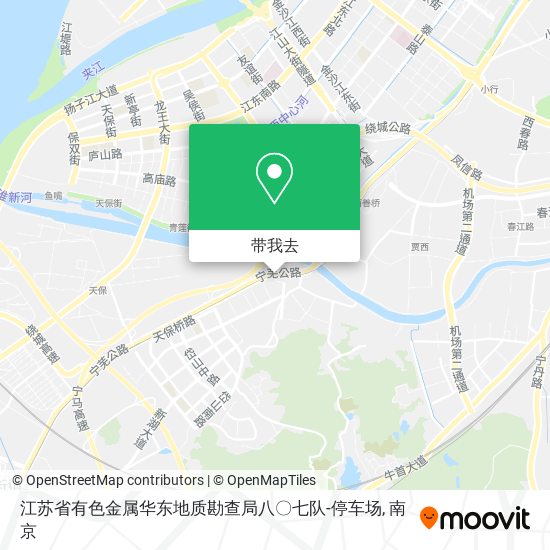 江苏省有色金属华东地质勘查局八〇七队-停车场地图