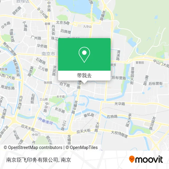 南京臣飞印务有限公司地图