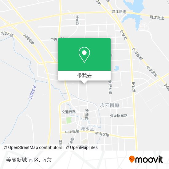 美丽新城-南区地图