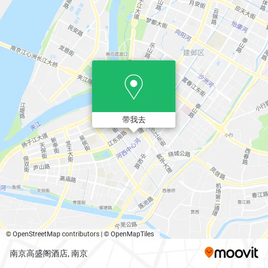 南京高盛阁酒店地图