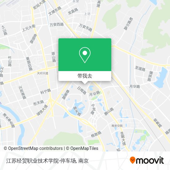 江苏经贸职业技术学院-停车场地图