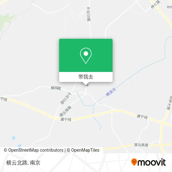 横云北路地图