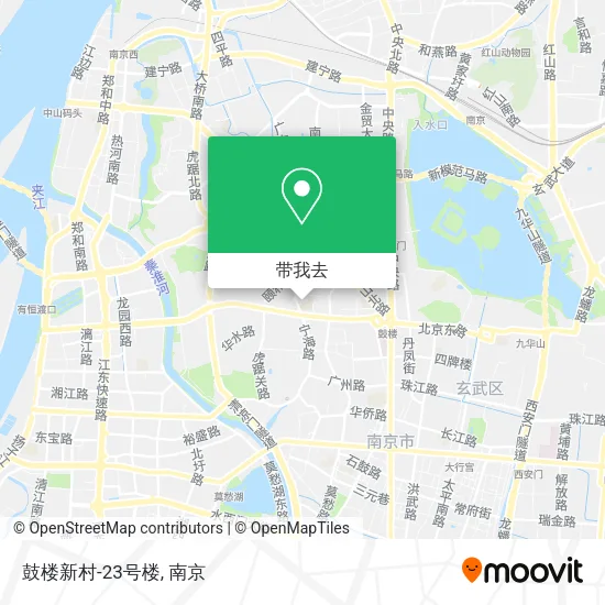 鼓楼新村-23号楼地图