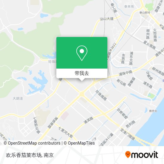 欢乐香茄菜市场地图