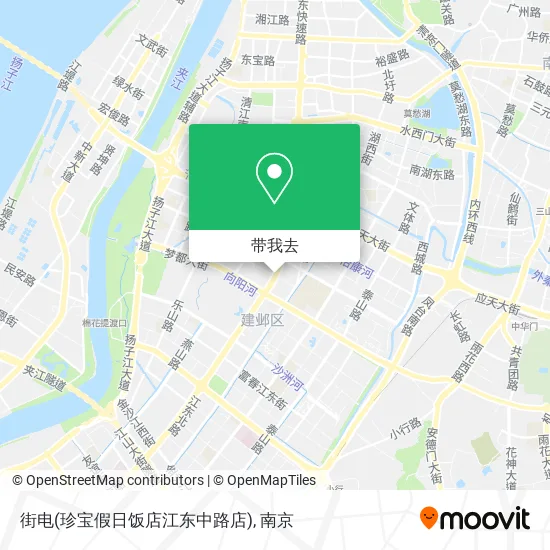 街电(珍宝假日饭店江东中路店)地图