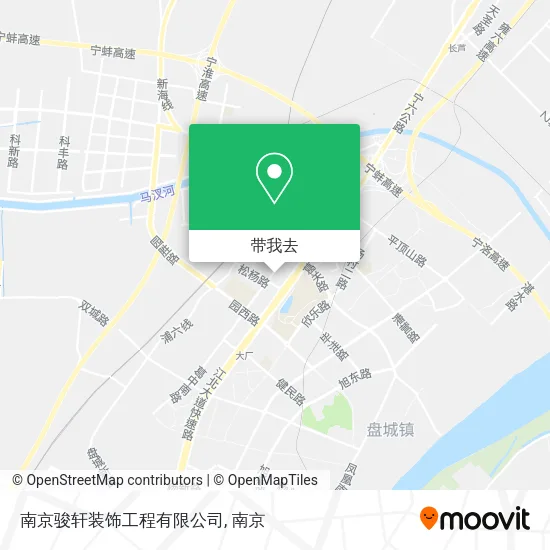 南京骏轩装饰工程有限公司地图