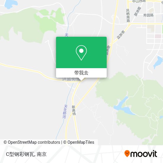 C型钢彩钢瓦地图