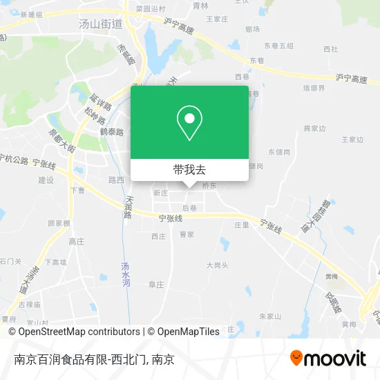 南京百润食品有限-西北门地图