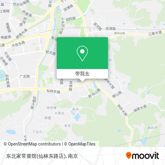 东北家常菜馆(仙林东路店)地图