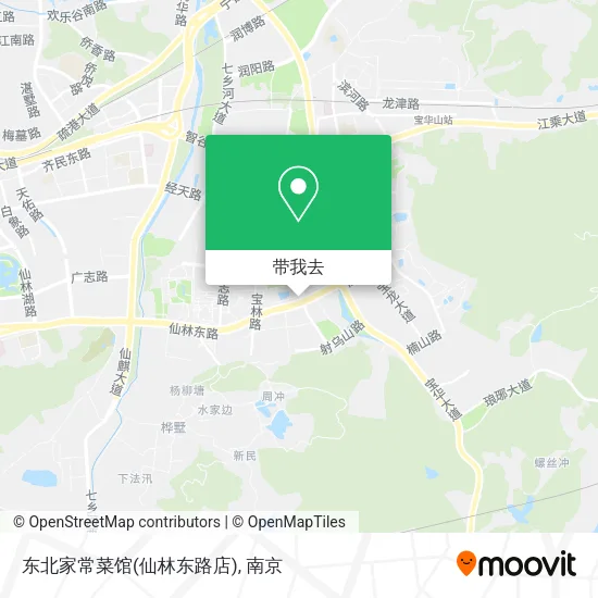 东北家常菜馆(仙林东路店)地图