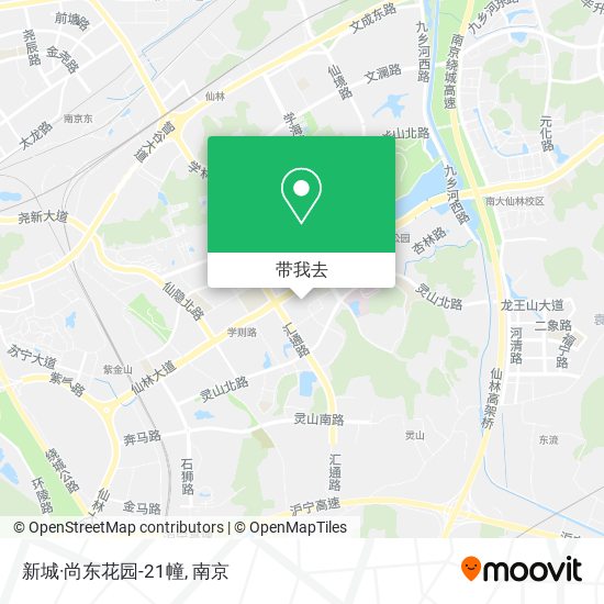 新城·尚东花园-21幢地图