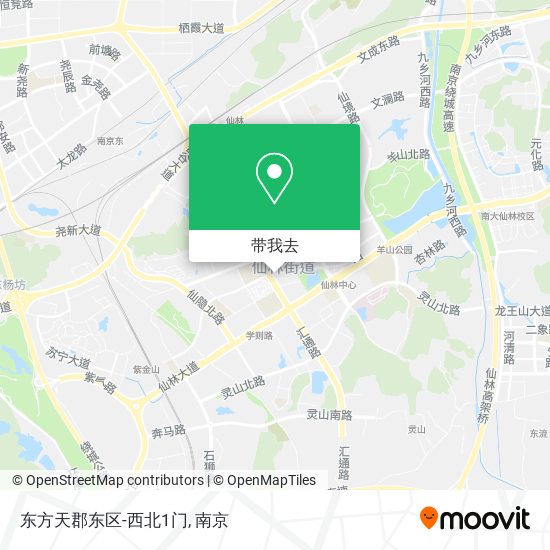 东方天郡东区-西北1门地图