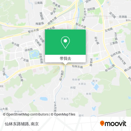 仙林东路辅路地图
