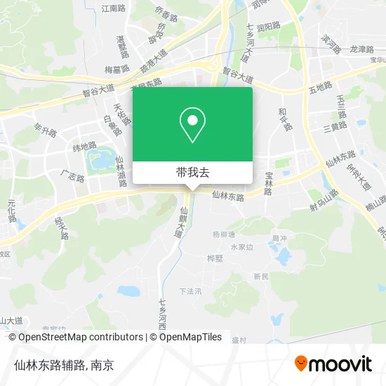 仙林东路辅路地图