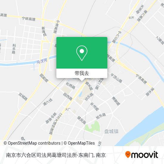 南京市六合区司法局葛塘司法所-东南门地图
