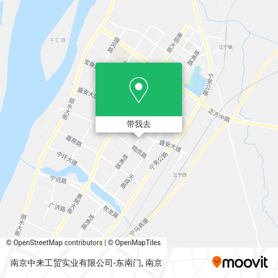 南京中来工贸实业有限公司-东南门地图