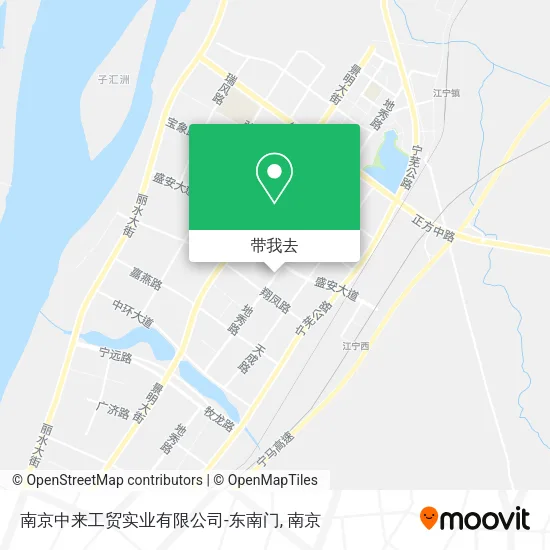 南京中来工贸实业有限公司-东南门地图