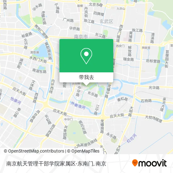 南京航天管理干部学院家属区-东南门地图