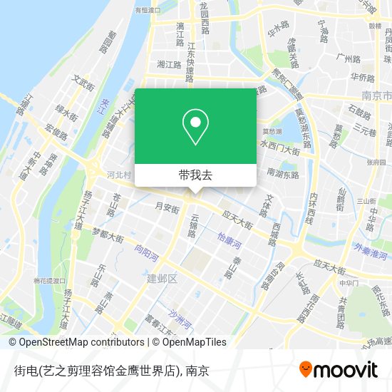 街电(艺之剪理容馆金鹰世界店)地图