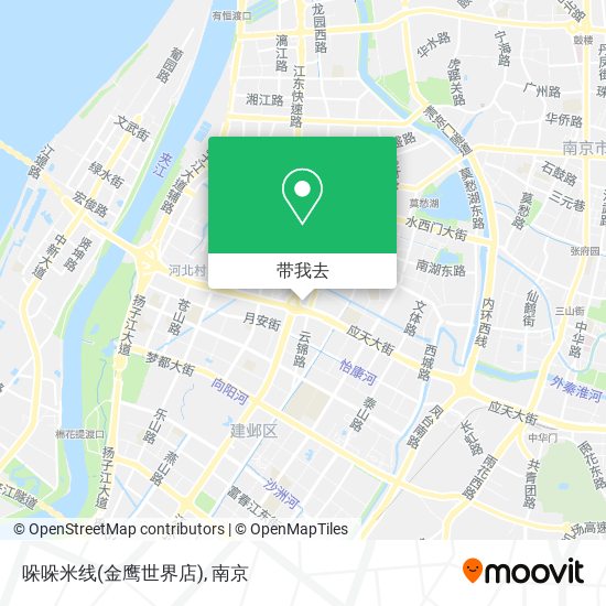 哚哚米线(金鹰世界店)地图