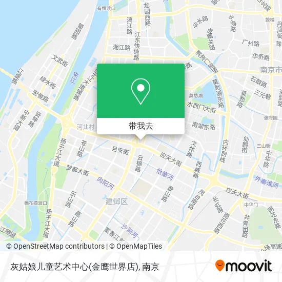 灰姑娘儿童艺术中心(金鹰世界店)地图