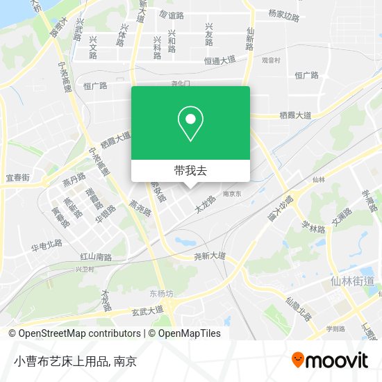 小曹布艺床上用品地图