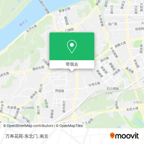 万寿花苑-东北门地图