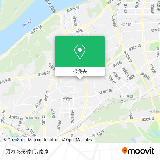 万寿花苑-南门地图