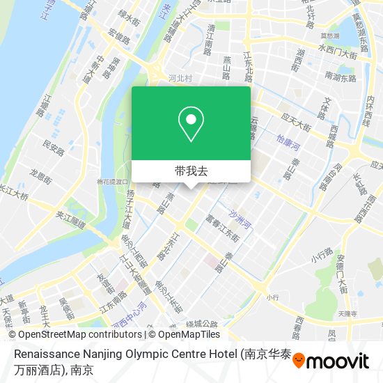Renaissance Nanjing Olympic Centre Hotel (南京华泰万丽酒店)地图