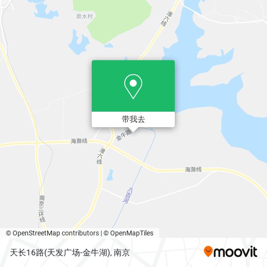 天长16路(天发广场-金牛湖)地图