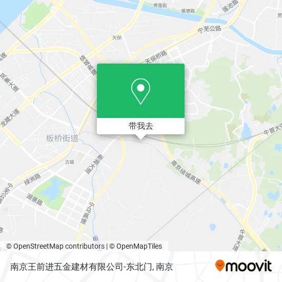 南京王前进五金建材有限公司-东北门地图