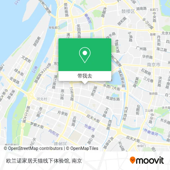 欧兰诺家居天猫线下体验馆地图