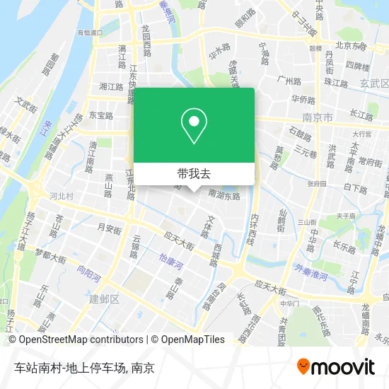 车站南村-地上停车场地图