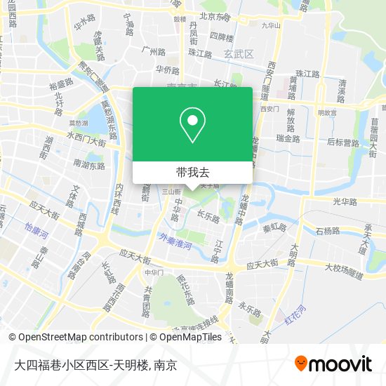 大四福巷小区西区-天明楼地图