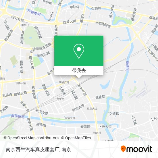 南京西牛汽车真皮座套厂地图