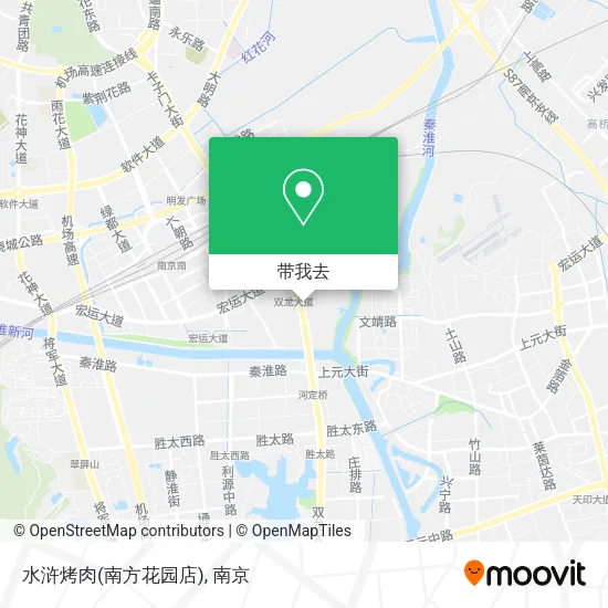 水浒烤肉(南方花园店)地图