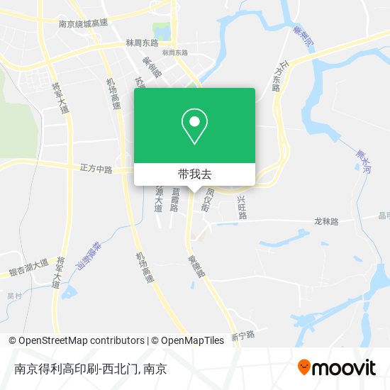 南京得利高印刷-西北门地图
