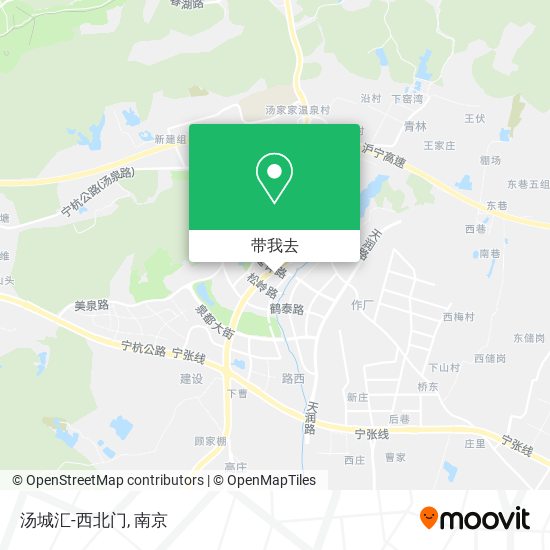 汤城汇-西北门地图