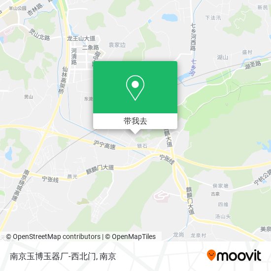 南京玉博玉器厂-西北门地图