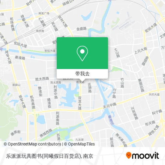 乐派派玩具图书(同曦假日百货店)地图